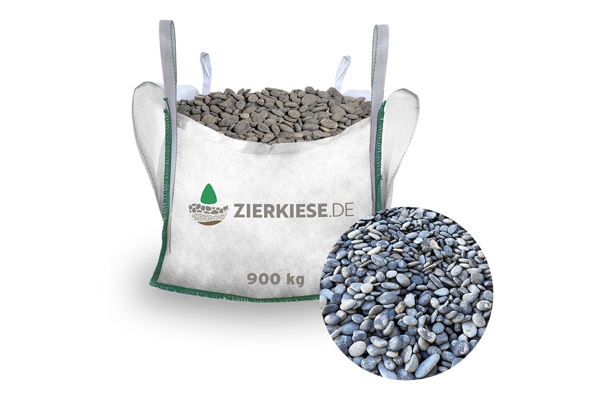 Beach Pebbles Schwarz 16–25 mm – Markanter Zierkies & Premium Dekosteine kaufen Bild